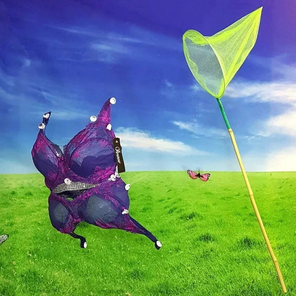 36D Paramour 115946 by Felina Madison UW Bra Purple NW - Picture 6 of 11